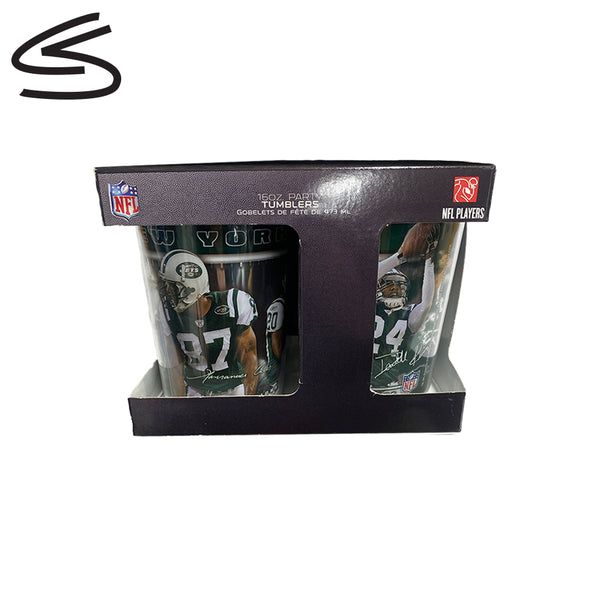 New York Jets Throwback Mugs (4-Pack)