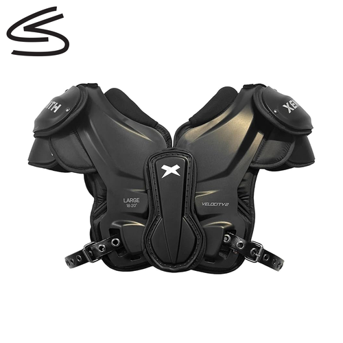black xenith football helmet Shadow XR and official paint and decals Xenith Shadow Adult Football Helmet